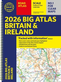 2026 Philips Big Road Atlas of Britain & Ireland