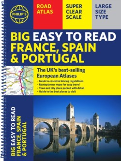 Philips Big Easy to Read France, Spain & Portugal Road Atlas