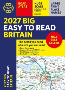 2027 Philips Big Easy to Read Britain Road Atlas (A3 Paperback)