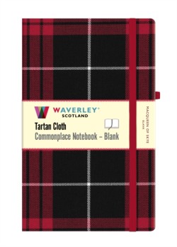 MacQueen of Skye Tartan Blank Notebook: Large 21cm x 13cm