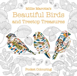 Millie Marottas Beautiful Birds and Treetop Treasures Pocket Colouring