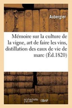 Memoire Sur La Culture de la Vigne, lArt de Faire Les Vins, Et Sur La Distillation Des Eaux de Vie