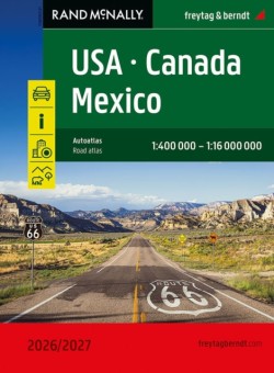 USA, Canada and Mexico Road Atlas