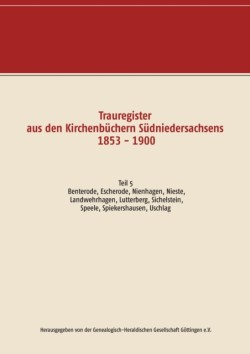 Trauregister aus den Kirchenbuchern Sudniedersachsens 1853 - 1900