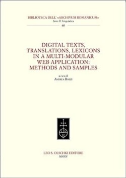 Digital texts, translations, lexicons in a multi-modular web application: methods and samples