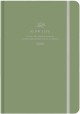 ΗΜΕΡ.WRITE YOUR FUTURE 26 SLOW LIFE-LIGHT GREEN 14*21 ΗΜΕΡΗΣΙΟ ΜΕ ΛΑΣΤΙΧΟ
