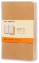 ΣΗΜΕΙΩΜΑΤΑΡΙΟ 09*14 POCKET MOLESKINE ΡΙΓΕ CAHIER ΣΕΤ 3ΤΕΜ.KRAFT