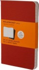 ΣΗΜΕΙΩΜΑΤΑΡΙΟ 09*14 POCKET MOLESKINE ΡΙΓΕ CAHIER ΣΕΤ 3ΤΕΜ.RED
