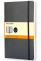 ΣΗΜΕΙΩΜΑΤΑΡΙΟ 13*21 LARGE MOLESKINE ΡΙΓΕ SOFT BLACK