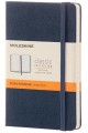 ΣΗΜΕΙΩΜΑΤΑΡΙΟ 09*14 POCKET MOLESKINE ΡΙΓΕ HARD SAPPHIRE BLUE