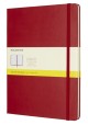 ΣΗΜΕΙΩΜΑΤΑΡΙΟ 19*25 XL MOLESKINE ΡΙΓΕ HARD SCARLET RED