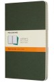 ΣΗΜΕΙΩΜΑΤΑΡΙΟ 13*21 LARGE MOLESKINE ΡΙΓΕ CAHIER ΣΕΤ 3ΤΕΜ.MYRTLE GREEN