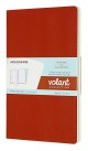 ΣΗΜΕΙΩΜΑΤΑΡΙΟ MOLESKINE VOLANT CORAL ORANGE-AQUA BLUE 13*21 LARGE ΡΙΓΕ (2 TEMAXIA)