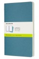 ΣΗΜΕΙΩΜΑΤΑΡΙΟ 13*21 LARGE MOLESKINE ΑΡΙΓΩΤΟ CAHIER ΣΕΤ 3ΤΕΜ.BRISK BLUE