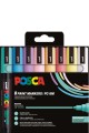 ΜΑΡΚΑΔΟΡΟΣ ΖΩΓΡΑΦΙΚΗΣ UNI POSCA PC-5M 1,8-2,5mm.ΣΕΤ 8ΤΕΜ.SOFT