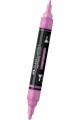 ΜΑΡΚΑΔΟΡΟΣ ΑΚΡΥΛΙΚΟΣ FABER ΜΕ ΔΙΠΛΗ ΜΥΤΗ 185919-LIGHT MAGENTA