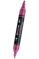 ΜΑΡΚΑΔΟΡΟΣ ΑΚΡΥΛΙΚΟΣ FABER ΜΕ ΔΙΠΛΗ ΜΥΤΗ 185990-METALLIC PINK
