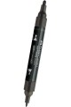 ΜΑΡΚΑΔΟΡΟΣ ΑΚΡΥΛΙΚΟΣ FABER ΜΕ ΔΙΠΛΗ ΜΥΤΗ 185998-GLOSSY BLACK