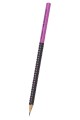 ΜΟΛΥΒΙ FABER GRIP HB ΔΙΧΡΩΜΟ ΜΑΥΡΟ-ΡΟΖ 517011